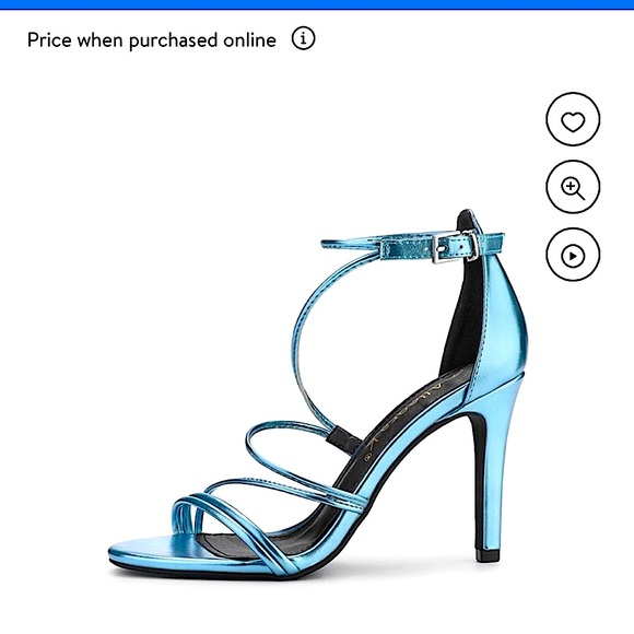 blue stilettos size 7 - Picture 5 of 8